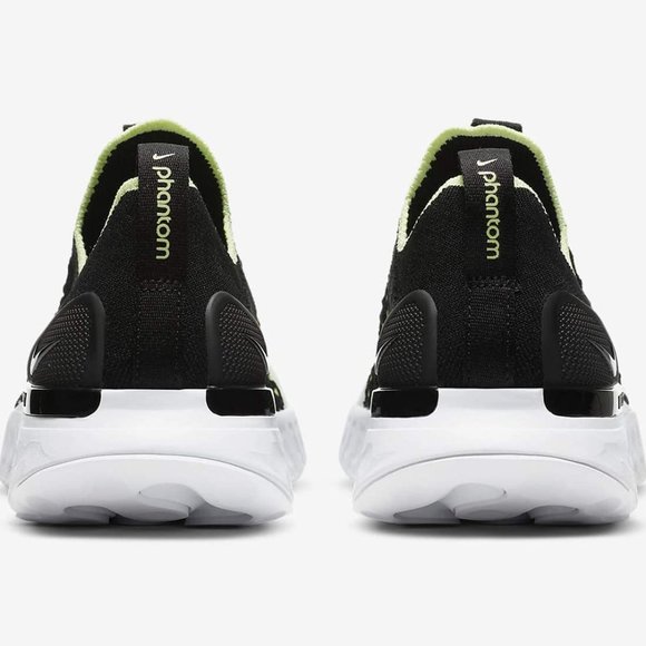 Nike React Phantom Run FK 2 Flyknit Black Volt Wom - Picture 3 of 12